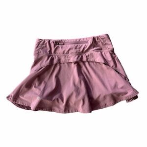 Lululemon Play Off the Pleats Women’s Size 2 Skirt Skort in Vintage Mauve